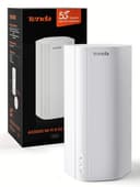 Tenda 5G06 Routeur 5G Carte SIM Double SIM, Box 5G/4G LTE, Wi-FI 6 AX3000, Port 2,5 Gigabit, Jusqu’à 4,67 Gbit/s pour Maison/Bureau/Camping-Car, WPA3, Mesh WiFi+, Plug & Play - 1