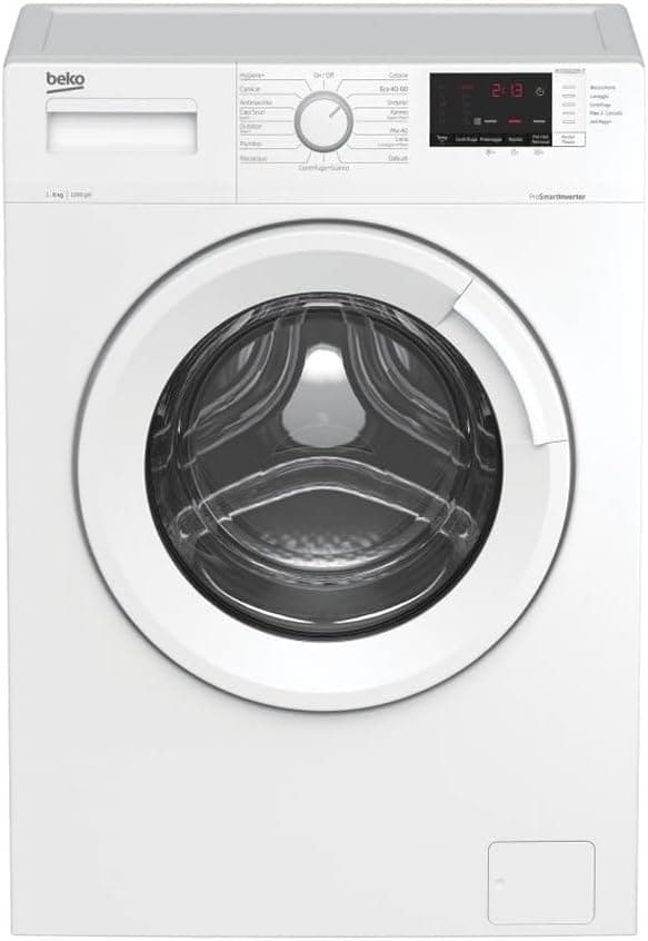 Beko Lavatrice 6kg Slim 40cm Inverter D 1000giri Wuxs6103…