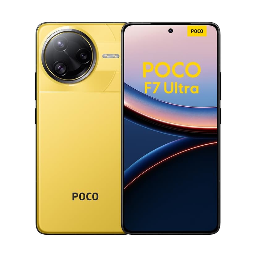 POCO F7 Ultra Smartphone, 12+256, Yellow, 5300mAh Battery, 120W HyperCharge, Xiaomi HyperAI - 1