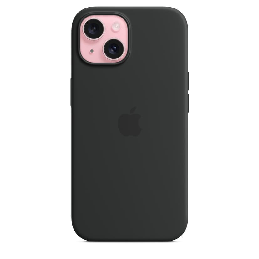 Apple iPhone 15 Silicone Case with MagSafe - Black ​​​​​​​ - 2