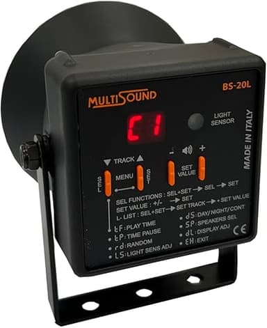 MultiSound BS-20L Répulsif Sonore Anti Pigeon et Oiseaux …