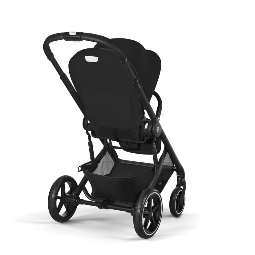 CYBEX Gold Balios S Lux Pushchair, Ergonomic Lying Position, One-Hand Harness System, from Birth to 22 kg (Approx. 4 Years), Moon Black - 3