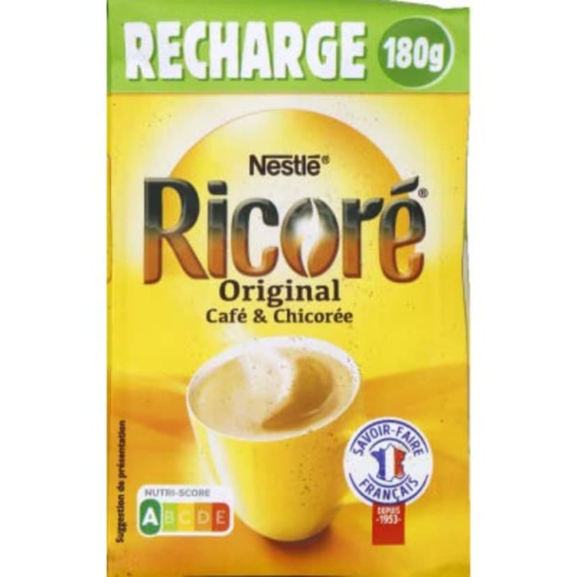 Nestlé Recharge Café Chicorée Soluble, 180g - 1