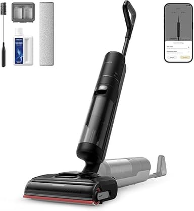 DREAME H15 Pro Wet & Dry Vacuum Cleaner, GapFree AI Desce…