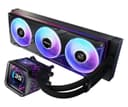 ASRock Phantom Gaming 360 LCD All-in-One CPU Liquid Cooler, 3.4" Full-Color LCD Display, 3-Phase Pump, Dual-Inlet, 360mm Radiator, 0dB Mode, 6-Year Warranty - 1