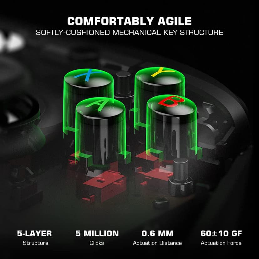 GameSir G7 Wired Controller for Xbox Series X|S, Xbox One and Windows 10/11 - PC Gaming Gamepad with 3.5mm Audio Jack (2 Swappable Faceplates) - 9