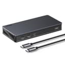 UGREEN Laptop Docking Station, 9-Port, Dual 4K@60Hz with DisplayLink, Ethernet, 100W PD, 3x 10Gbps USB-A/C Ports, for MacOS and Windows (Install The Latest DisplayLink Driver, Charger Not Included) - 1