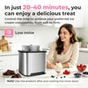 Vpcok Direct Ice Cream Maker, Electric Ice Cream Maker, Stainless Steel Ice Maker, 2L Ice Maker and Ice Cream Maker for Ice Sorbet, Ice Cream and Ice Yogurt - 9