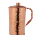 Pure Copper (99.74%) Hammered Water Jug | Copper Pitcher for Ayurveda Health Benefits (1.5 Liter) - 1