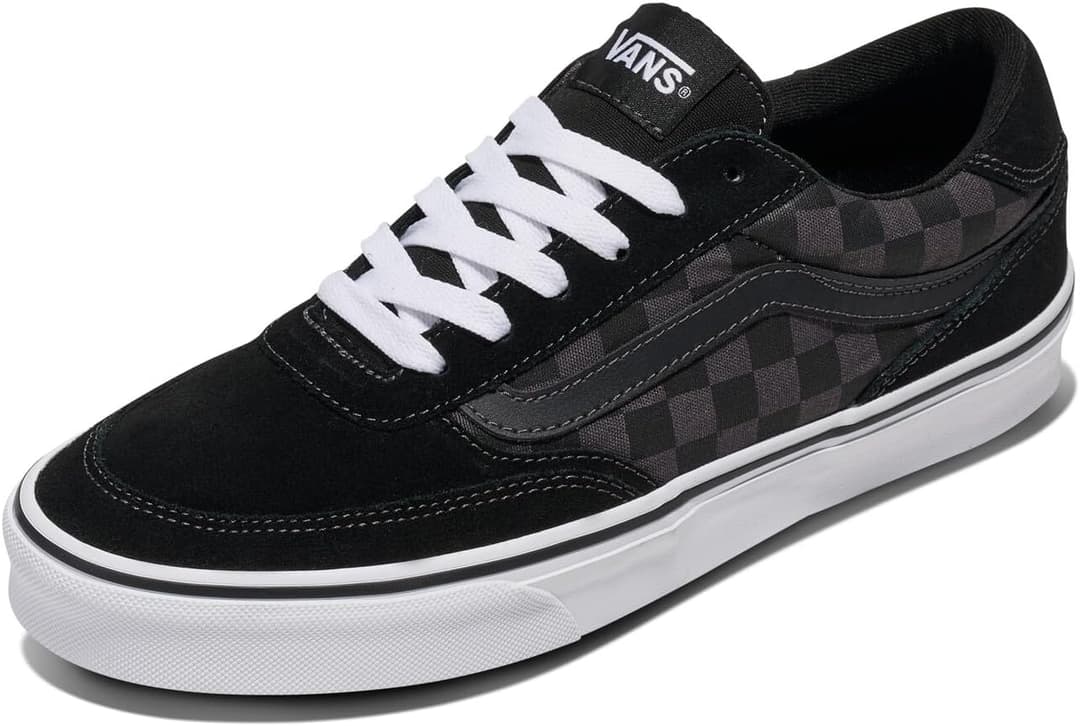 Vans Uomo Scarpe da Ginnastica in Tela Brooklyn, Black/Gum