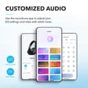 soundcore by Anker Q20i Hybrid Active Noise Cancelling Foldable Headphones, Wireless Over-Ear Bluetooth, 40H Long ANC Playtime, Hi-Res Audio, Big Bass, Customize via an App, Transparency Mode (Black) - 4