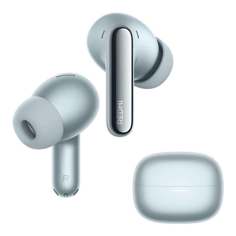 XIAOMI REDMI Buds 8 Pro, True Wireless Bluetooth Earbuds in-ear, 55dB Active Noise Cancelling, Triple driver, Hi-Res HiFi Sound, Dolby Audio, 33h+ Battery Life, Bluetooth 5.4, IP54, Glacier Blue - 1