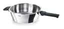 Fissler Vitaquick Jeu D’autocuiseurs, 3 Pièces (1 Faitout-autocuiseur 4,5 l + 1 Poêle-autocuiseur 2,5 l 22 cm), Compatible Induction, Métallique, Argenté - 4