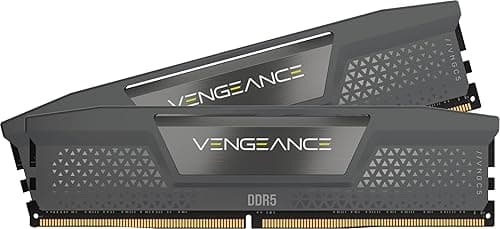 CORSAIR VENGEANCE DDR5 RAM 32GB (2x16GB) Up to 6400MHz CL32 AMD EXPO Intel XMP iCUE Compatible Computer Memory – Grey (CMK32GX5M2B6400Z32)