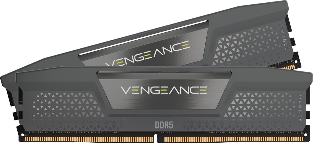 CORSAIR VENGEANCE DDR5 RAM 32GB (2x16GB) Up to 6400MHz CL32 AMD EXPO Intel XMP iCUE Compatible Computer Memory – Grey (CMK32GX5M2B6400Z32)