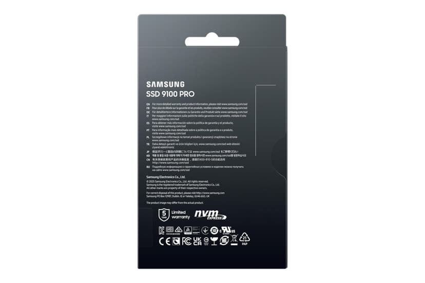 Samsung Memory MZ-VAP4T0BW 9100 PRO 4TB Internal SSD, PCIe 5.0 x4, NVMe 2.0, SSD Designed for Pros & Gamers, Compatible with PC & Laptops, 5 Year Limited Warranty (UK Version) - 6