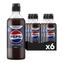 Sodastream - Set of 6 x Pepsi Max concentrates, sugar-free, 100% original flavour, with measuring cap, 6 x 440 ml. - 1