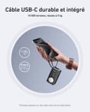 Anker Batterie Externe Magnétique 10000 mAh PD 35W avec câble USB-C intégré, Power Bank Charge Rapide, pour Apple Watch, iPhone 17 Pro Max/17/15/14/13, Samsung, iPad, AirPods et Autres (Noir) - 4