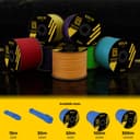 Paracord 4mm, 35+ Solid Colors (10m, 15m, 30m, 50m, 100m, 300m) | Ideal for Crafting, DIY, Camping, Survival, Outdoor | 100% Nylon Rope 4mm | Tactical Cord 550 Type III - 5