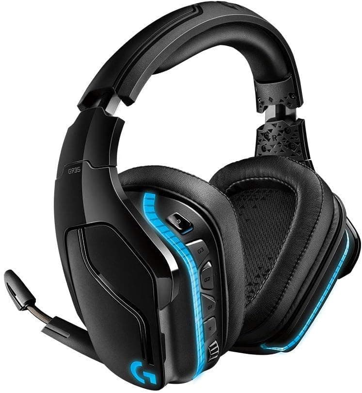 Logitech G935, Casque Gaming sans Fil avec Son Surround 7.1, Transducteurs Pro-G 50 mm, LIGHTSYNC RVB (Reconditionné) - 1