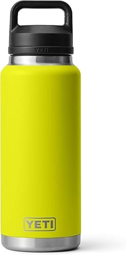 YETI Rambler Bouteille isotherme en acier inoxydable avec…