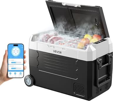 VEVOR Car Refrigerator, DC 12/24V AC100-240V Compressor E…