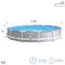 Intex 12Ft X 30In Prism Frame Pool - 4