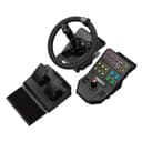 Logitech G Saitek Farm Sim Controller, Heavy Equipment Bundle for Farming Simulator, Gaming Steering Wheel and Pedals with Control Panel, 900° Wheel, 38+ Assignable Buttons, USB, PC/Mac - Black - 2