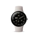 Google Pixel Watch 4 (41 mm) - Android smartwatch with Domed Display, Comprehensive Health and Fitness Tracking and Help from Gemini - Polished Silver Aluminium Case - Porcelain Active Band - Wi-Fi - 2