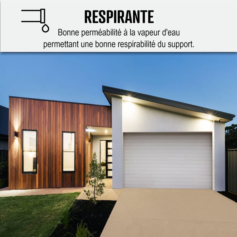 Siloxane facade paint, water resistant – durable up to 15 years – renovation facade, polishing wall – Arcafacade Siloxane – white (Ral 9003) – 10 l (+ or 60 m2 in 1 layer) – Arcane Industry - 8