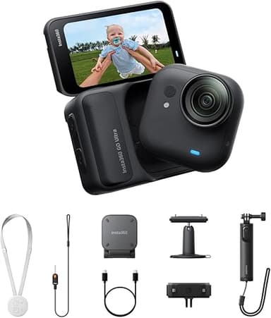Insta360 GO Ultra Creator Bundle Night Black - Hands-Free…