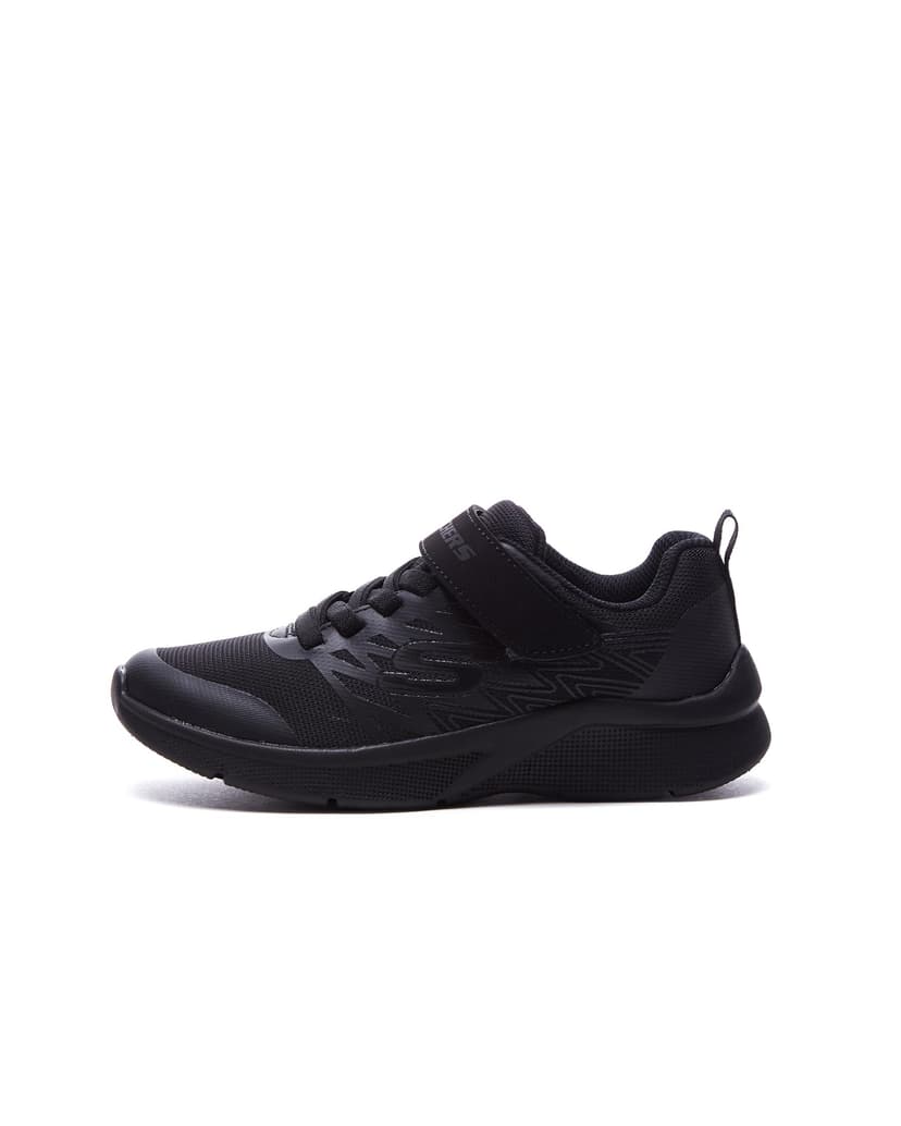 Skechers Garçon Microspec Texlor Baskets Tendance, Noir, … - 1