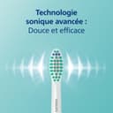 Philips Sonicare 3100 Electric Toothbrush, Sonic Toothbrush, Pressure Sensor and Timer, Travel Case, Black, HX3673/14 - 3