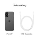 Apple iPhone 17 256GB: 6.3-inch Screen with ProMotion, A19 Chip, Center Stage Front Camera, Better Scratch Resistance, Day Life; Black - 7