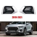 Fog Light Cover Car Front Left Right Bumper Fog Light Grille Cover Cap Car-styling For A-udi Q3 2013 2014 2015 2016 2017 2018 2019 2020 2021 Front Bumper Grille(2013-2015,Right) - 6