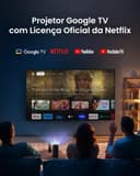 Nebula Capsule 3 1080p, Wi-Fi, projecteur intelligent, noir, portable 200 ANSI lumens, Google TV officiel, Netflix intégré, Dolby Digital, image 305 cm, batterie intégrée, 2,5 h d'autonomie - 2