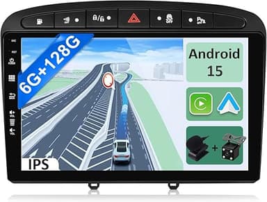 YUNTX [6GB+128GB] Android 15 2 Din Autoradio pour Peugeot…