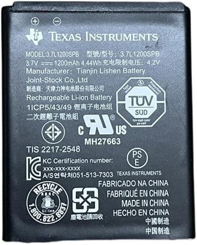 Texas Instruments N2BT/BKT/B TI Battery Pack for Nspire CX, TI-Nspire CX CAS, TI-84Plus CE-T