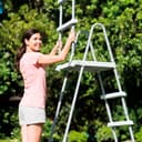 INTEX 28076 Ladder With Removable Steps, Grey/White, 42.3x124x172 cm - 3