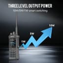 Radtel RT-950 PRO Ham Radio GPS/APRS, 10W Walkie Talkie Long Range Handheld Two Way Radio, AM/FM/CB/SW/MW/LW Reception, Bluetooth APP Programming (with Programming Cable Extra Battery) - 4