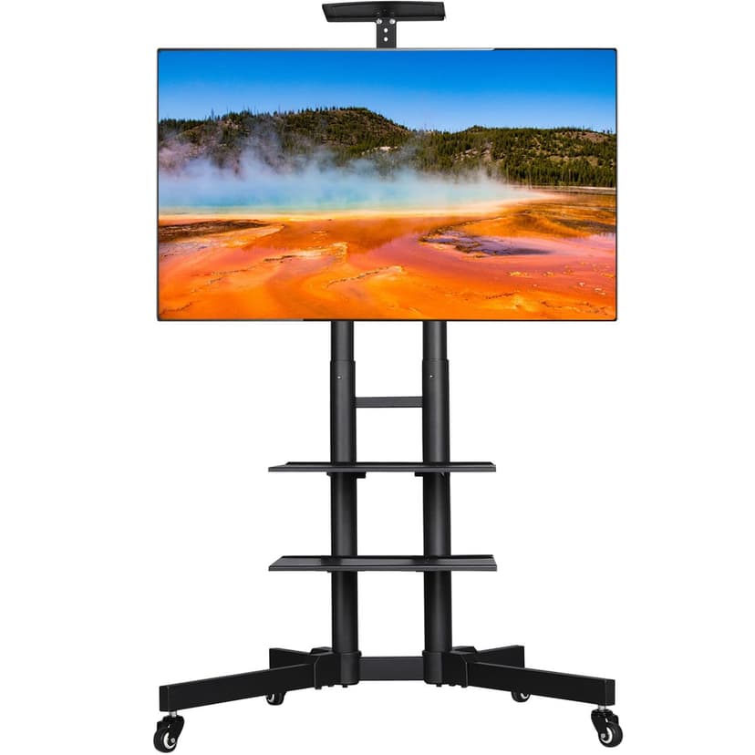 Yaheetech TV Stand on Wheels with Brakes for 32 to 65 Inc… - 1