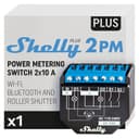 Shelly Plus 2PM - 16A | WiFi & Bluetooth 2-Channel Smart Switch with Power Metering | Home Automation | Roller Shutter Remote Control | Alexa & Google Home Compatibility | iOS Android App - 1