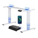 FLEXISPOT EC5B Electric Standing Desk with 3 Columns 2 Motors Height Adjustable Standing Desk Frame, Memory Control Panel, Load 100 kg, Black - 1