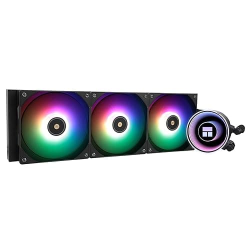Thermalright Frozen Notte 360 Black ARGB Water Cooling CPU Cooler, 360 Black CPU Cooling Specifications, 3x 120mm PWM Fan, S-FDB AM4 Bearing, Suitable for AMD AM5/ Intel LGA 1700/1150/1151/1200/2011