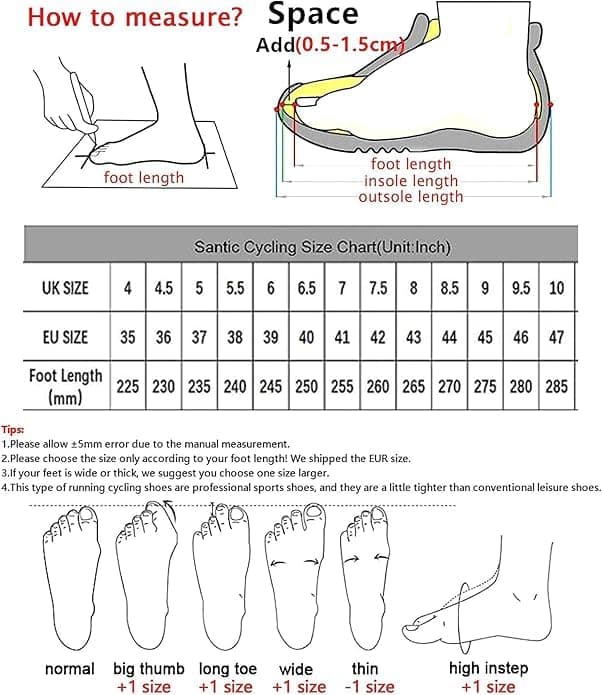 Hixingo Chaussures de Cyclisme pour Femmes Hommes, Graffitis Colorés Impression Chaussures D'équitation sur Montagne, Crampons Respirantes Semelle Dure Chaussures de Vélo - 4