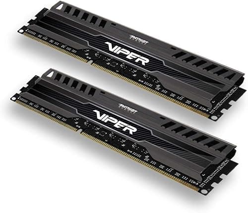 Patriot Memory Viper 3 Black Mamba DDR3 1600 8GB (2x4Go) C9 Kit de Mémoire Haute Performance XMP 1.3 Noir PV38G160C9K