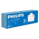 Philips Water Replacement Filter Cartridges Taste+, 3-Pack, Reduces MICROPLASTICS, Chlorine, LIMESCALE, Heavy Metals, Packaging May Vary, Compatible with Brita* - 1