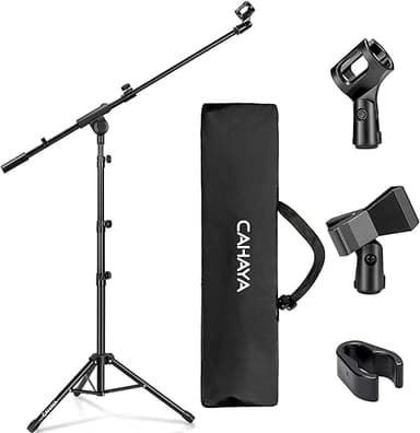 CAHAYA CY0239 2-in-1 Dual-Use Microphone Stand Floor Micr…