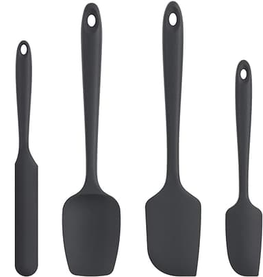 U-Taste Silicone Spatula Set of 4: 315 ℃ Heat-Resistant F…
