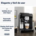 De'Longhi Magnifica Evo ECAM 292.81.B coffee machine with LatteCrema milk system, 7 direct selection buttons for cappuccino, espresso and other coffee specialties, 2-cup function, black - 2